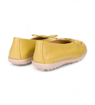 Wonders Bailarinas de Piel Flyfit 04 amarillo