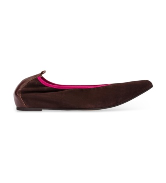Wonders Ballerines en Cuir Triana 32 Marron