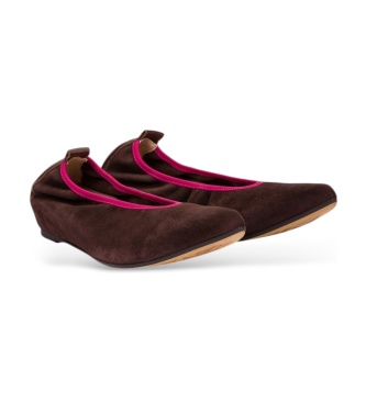 Wonders Ballerines en Cuir Triana 32 Marron