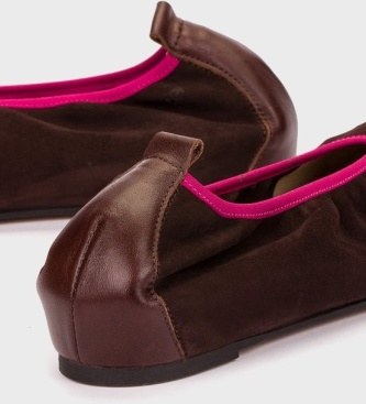 Wonders Ballerines en Cuir Triana 32 Marron
