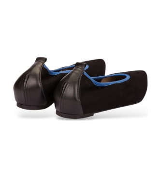 Wonders Ballerines en cuir Triana 32 Noir