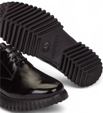 Wonders Zapatos de Piel Flexfly 01 negro
