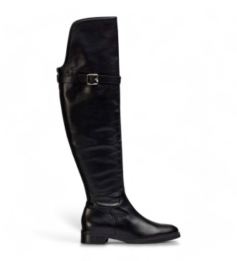 Wonders Black leather high boots