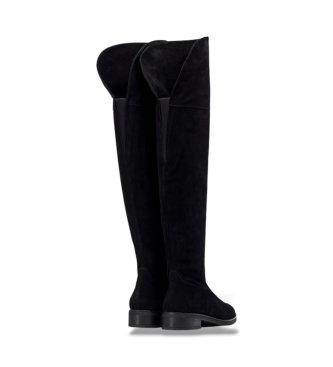 Wonders Bottes en Cuir Codigree 89 Noir