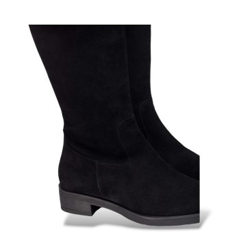 Wonders Bottes en Cuir Codigree 89 Noir