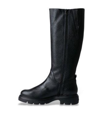 Wonders Bottes en cuir Bones 04 noir