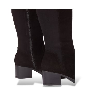 Wonders Botas de Couro Charme preto