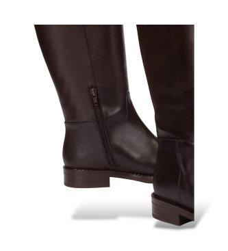 Wonders Botas de Couro Flash castanho