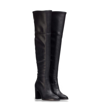 Wonders Botas de couro Isabella pretas