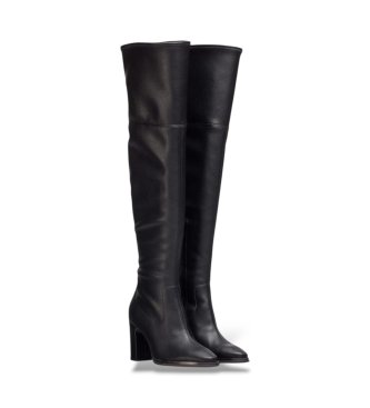 Wonders Bottes En Cuir Isabella Noir
