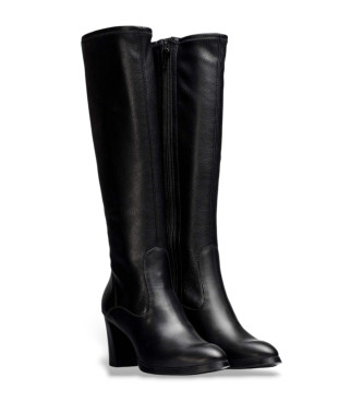 Wonders Bottes en cuir Melina noir