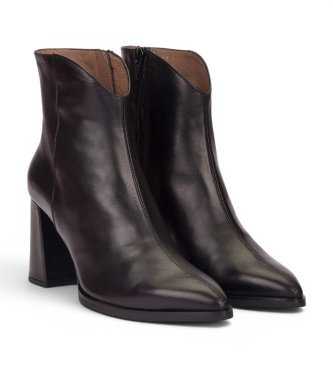 Wonders Botas de Couro Velvet preto