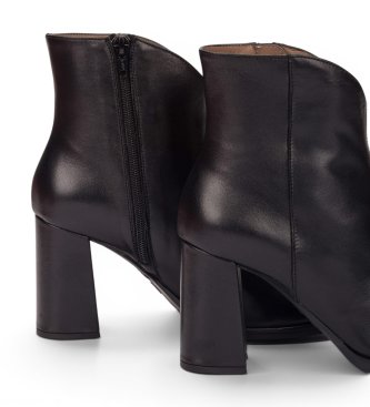 Wonders Botas de Couro Velvet preto
