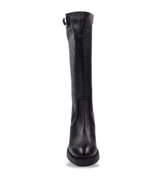 Wonders Wildlederstiefel schwarz