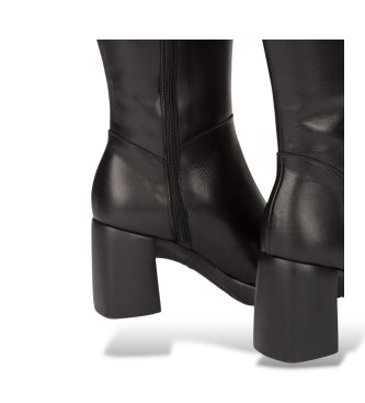 Wonders Stivali L-1602 in pelle nera