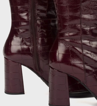 Wonders Aurora Lederstiefel 42 Bordeaux