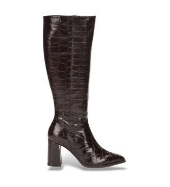 Wonders Botas de Pele Aurora 42 Marrom