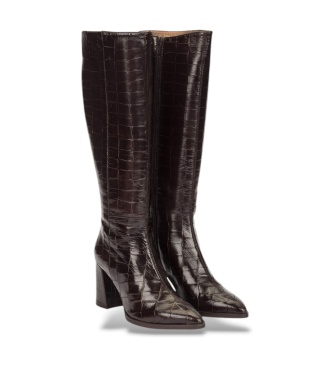 Wonders Botas de Pele Aurora 42 Marrom