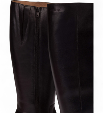 Wonders Bottes en cuir Ayla 02 noir
