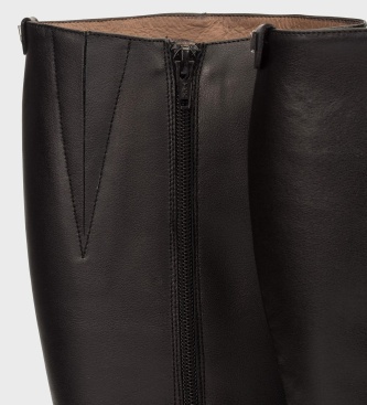 Wonders Bones 17 Black Leather Boots