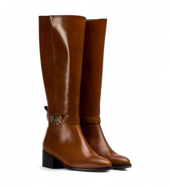 Wonders Brune Boston-lderstvler