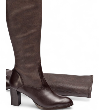 Wonders Stivali in pelle marrone Melina