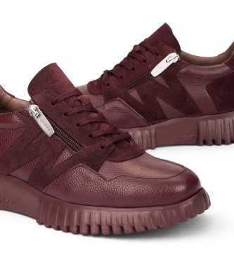Wonders Sneakers in pelle Wild granata