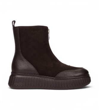 Wonders Botas de Pele Xfly 02 castanho
