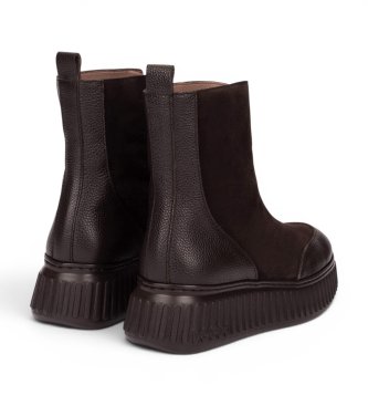 Wonders Botas de Pele Xfly 02 castanho