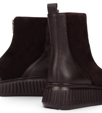 Wonders Botas de Pele Xfly 02 castanho