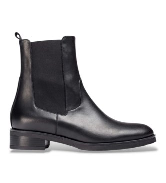 Wonders Bottines en Cuir Codigree 84 Noir