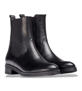Wonders Bottines en Cuir Codigree 84 Noir
