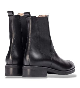 Wonders Bottines en Cuir Codigree 84 Noir