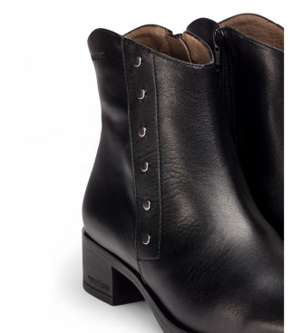 Wonders Botines de piel Bonjour 07  negro