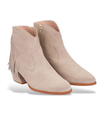 Wonders Bottines en cuir FEI 05 taupe 
