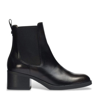 Wonders Lederstiefeletten Oregon schwarz