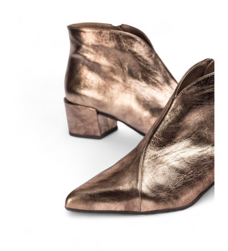 Wonders Botines de piel Rubin dorado