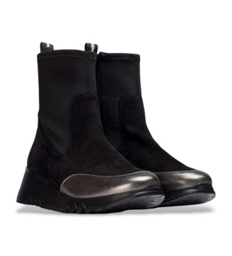 Wonders Bottines en cuir Singapour noir