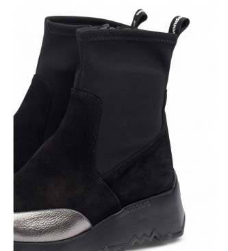 Wonders Bottines en cuir Singapour noir