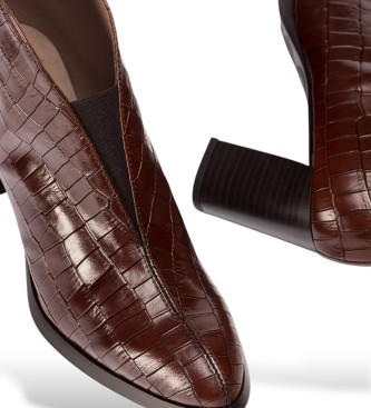 Wonders Stivaletti Sorrento in pelle marrone