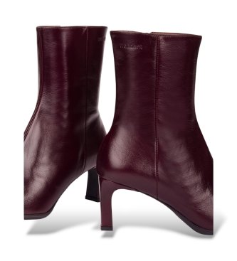 Wonders Botins de Pele Talis grená