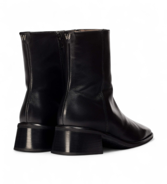 Wonders Botas de couro Ayla 01 preto