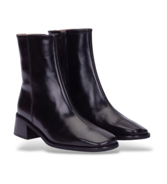 Wonders Bottines en Cuir Ayla 01 Noir