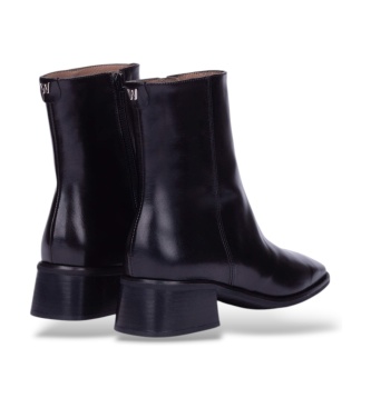 Wonders Bottines en Cuir Ayla 01 Noir