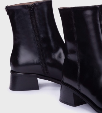 Wonders Bottines en Cuir Ayla 01 Noir