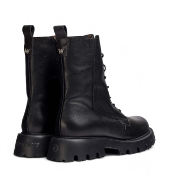 Wonders Leather Ankle Boots Camila black