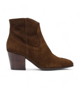 Wonders Bottines en cuir de canne marron