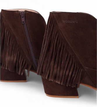 Wonders Stivaletti in pelle marrone Fei 05