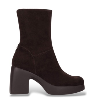 Wonders Botines de Piel Lady 101 Marrón