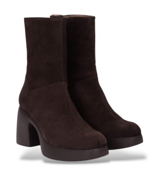 Wonders Botines de Piel Lady 101 Marrón